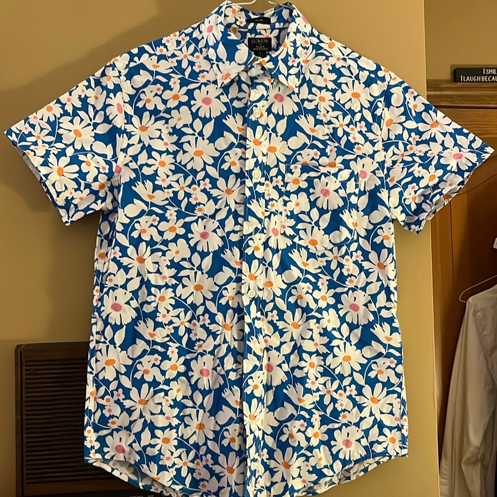 J. Crew Floral Button Up